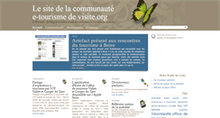 Desktop Screenshot of e-tourisme.visite.org