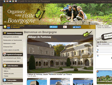 Tablet Screenshot of bourgogne.visite.org